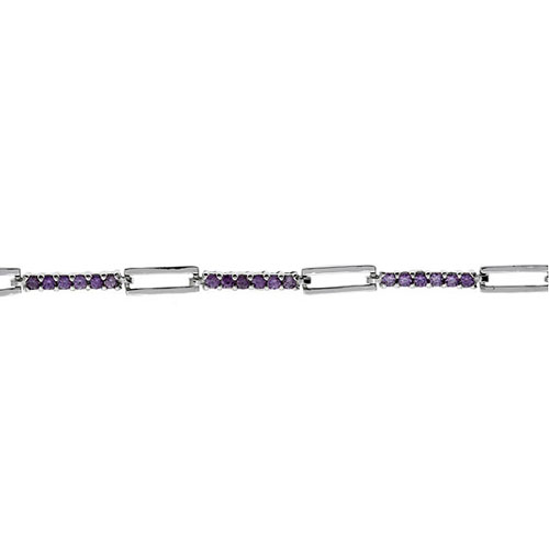 bracelet femme argent zirconium 9500093 pic2