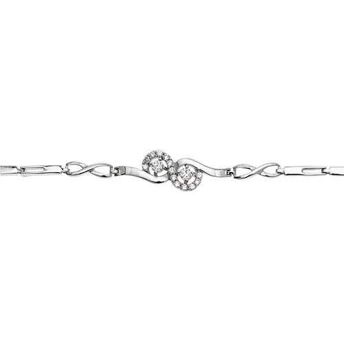 bracelet femme argent zirconium 9500094 pic2