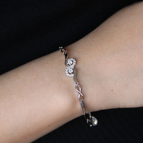 bracelet femme argent zirconium 9500094 pic4