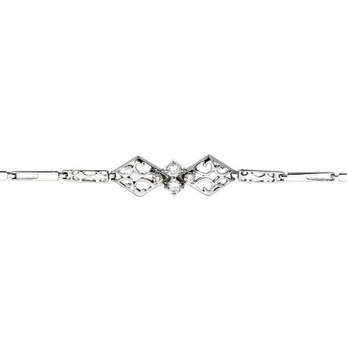 bracelet femme argent zirconium 9500095 pic2