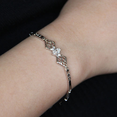 bracelet femme argent zirconium 9500095 pic4