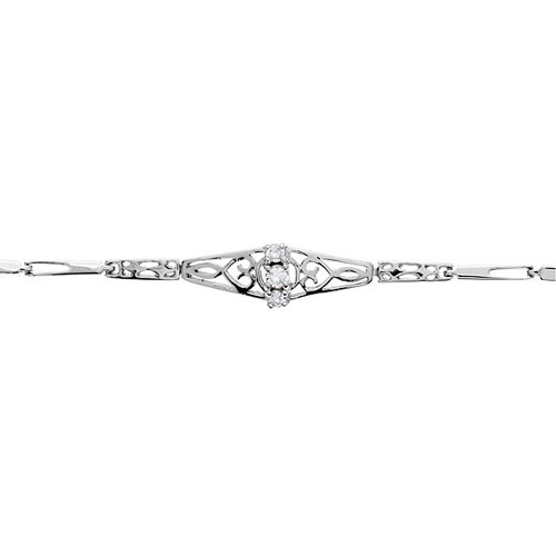 bracelet femme argent zirconium 9500097 pic2