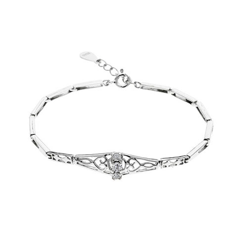 bracelet femme argent zirconium 9500097