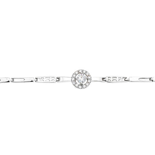 bracelet femme argent zirconium 9500098 pic2