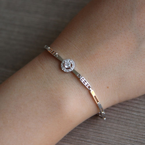 bracelet femme argent zirconium 9500098 pic4