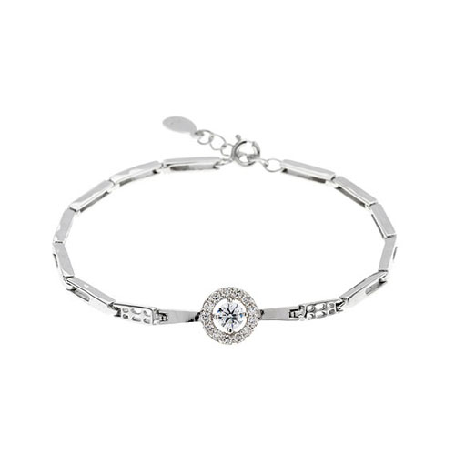 bracelet femme argent zirconium 9500098