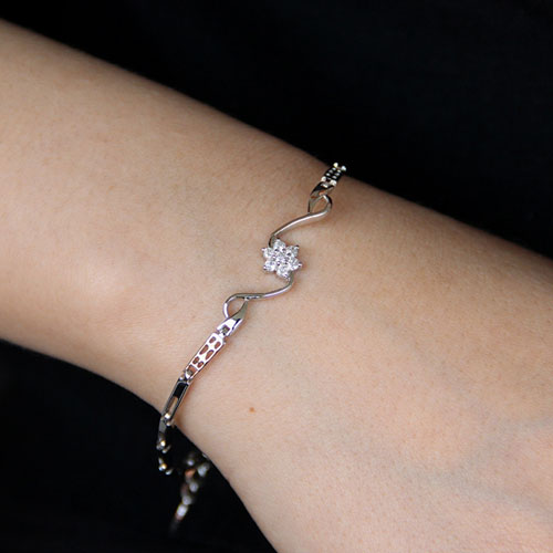 bracelet femme argent zirconium 9500099 pic4