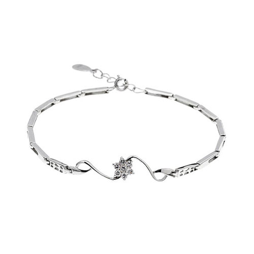 bracelet femme argent zirconium 9500099