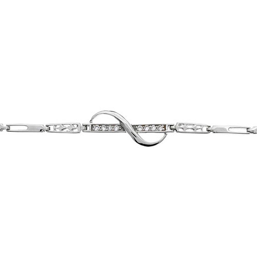 bracelet femme argent zirconium 9500100 pic2