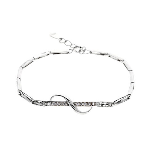 bracelet femme argent zirconium 9500100