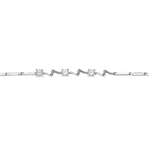 bracelet femme argent zirconium 9500102 pic2