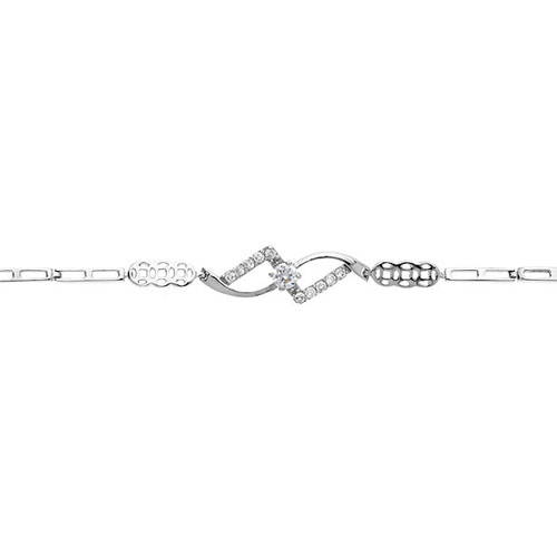 bracelet femme argent zirconium 9500103 pic2