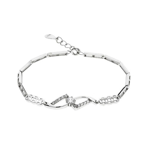 bracelet femme argent zirconium 9500103