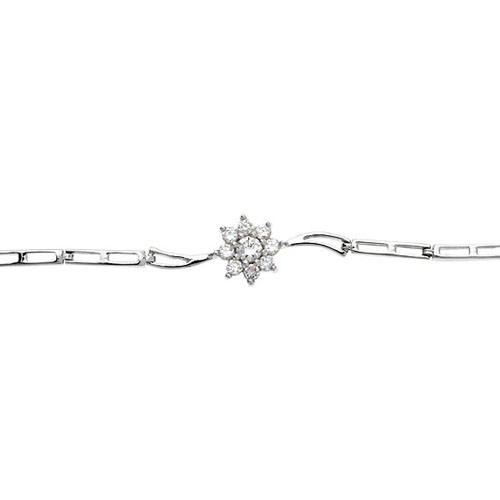 bracelet femme argent zirconium 9500104 pic2