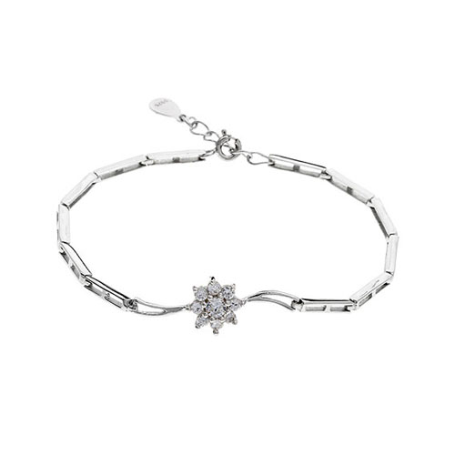 bracelet femme argent zirconium 9500104