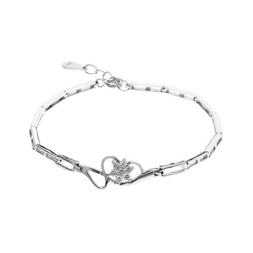 bracelet femme argent zirconium 9500105