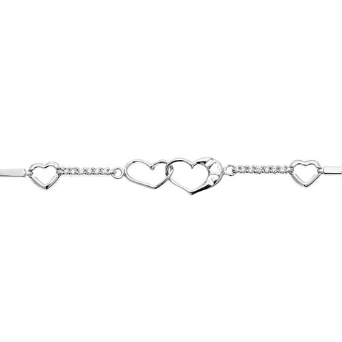 bracelet femme argent zirconium 9500107 pic2