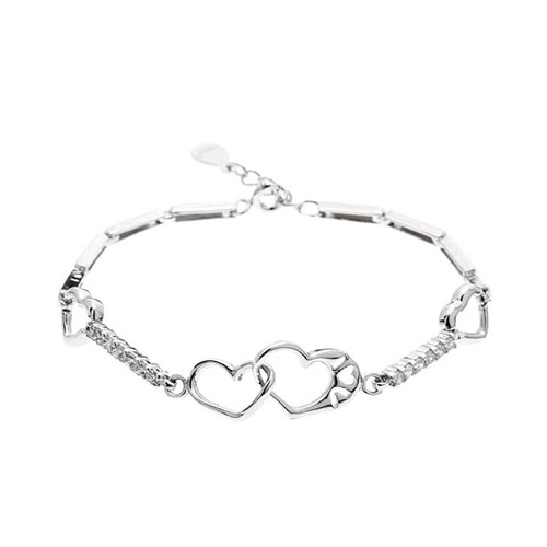 bracelet femme argent zirconium 9500107