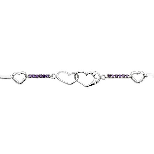 bracelet femme argent zirconium 9500108 pic2