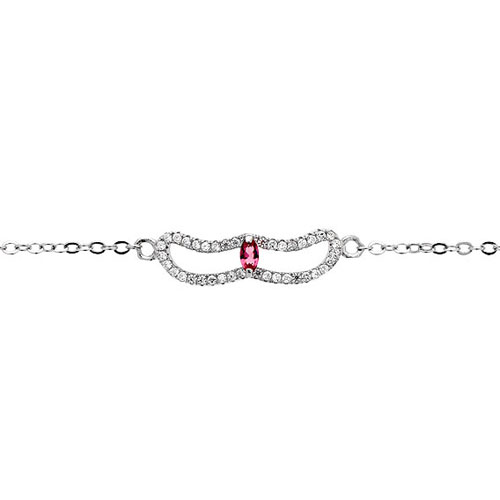 bracelet femme argent zirconium 9500167 pic2