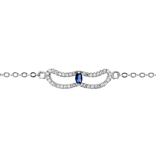 bracelet femme argent zirconium 9500168 pic2