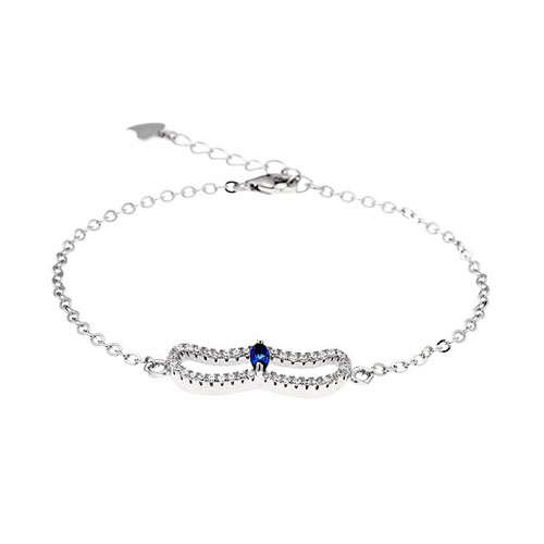 bracelet femme argent zirconium 9500168