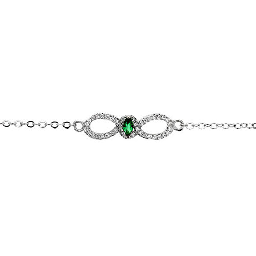 bracelet femme argent zirconium 9500169 pic2