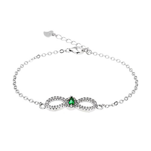 bracelet femme argent zirconium 9500169