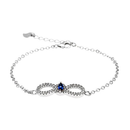 bracelet femme argent zirconium 9500170