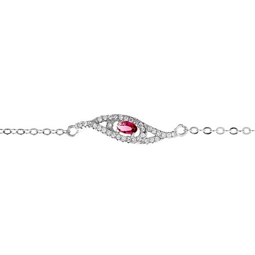 bracelet femme argent zirconium 9500171 pic2