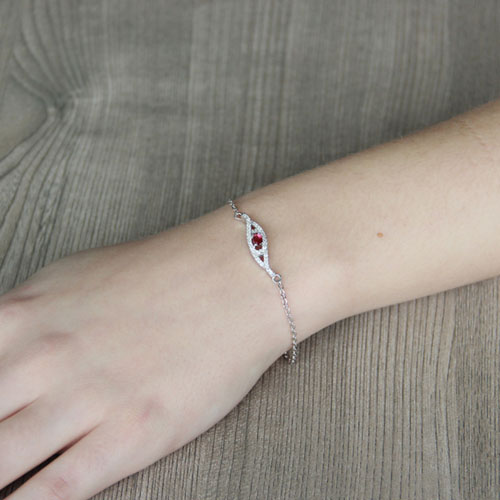 bracelet femme argent zirconium 9500171 pic4