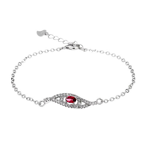 bracelet femme argent zirconium 9500171