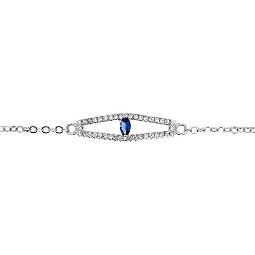 bracelet femme argent zirconium 9500173 pic2