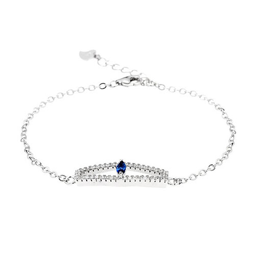 bracelet femme argent zirconium 9500173