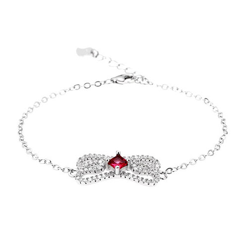 bracelet femme argent zirconium 9500174