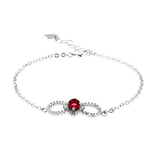 bracelet femme argent zirconium 9500175