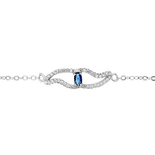 bracelet femme argent zirconium 9500176 pic2