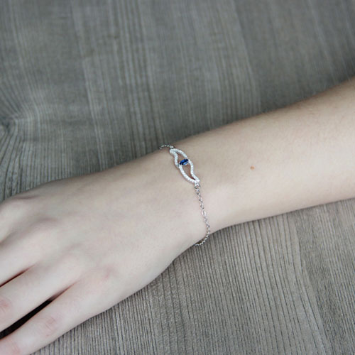 bracelet femme argent zirconium 9500176 pic4