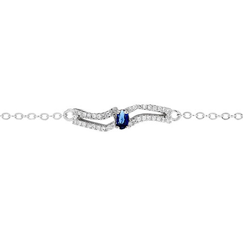 bracelet femme argent zirconium 9500177 pic2