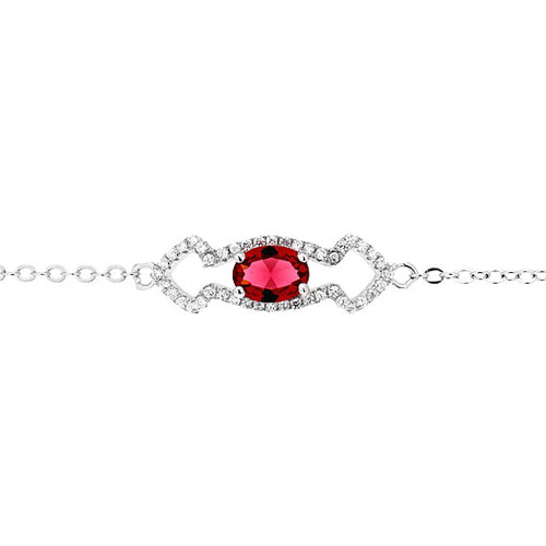 bracelet femme argent zirconium 9500178 pic2