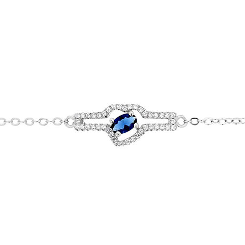 bracelet femme argent zirconium 9500179 pic2