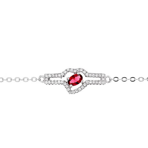 bracelet femme argent zirconium 9500180 pic2