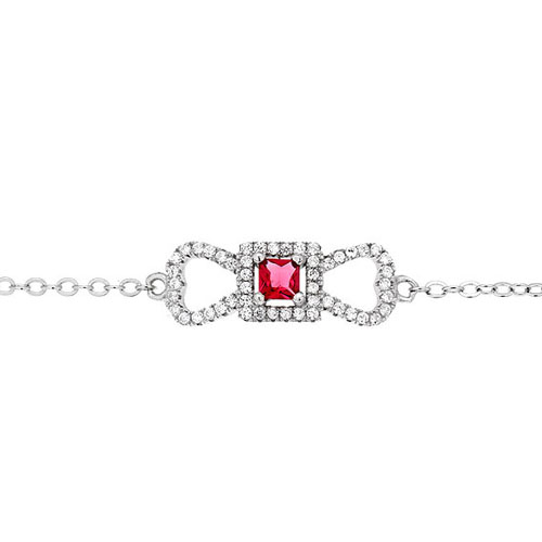 bracelet femme argent zirconium 9500181 pic2