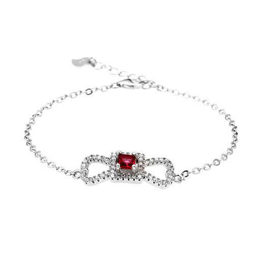 bracelet femme argent zirconium 9500181