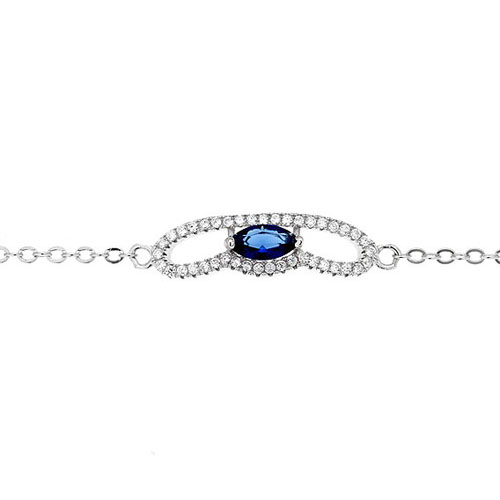 bracelet femme argent zirconium 9500183 pic2