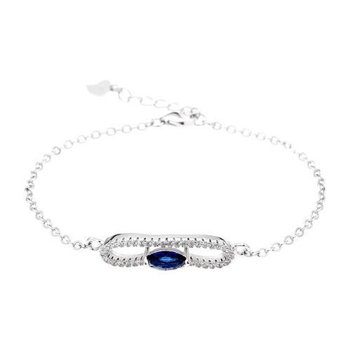 bracelet femme argent zirconium 9500183