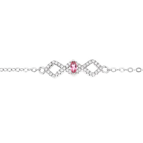 bracelet femme argent zirconium 9500184 pic2