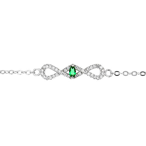 bracelet femme argent zirconium 9500185 pic2