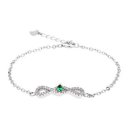 bracelet femme argent zirconium 9500185