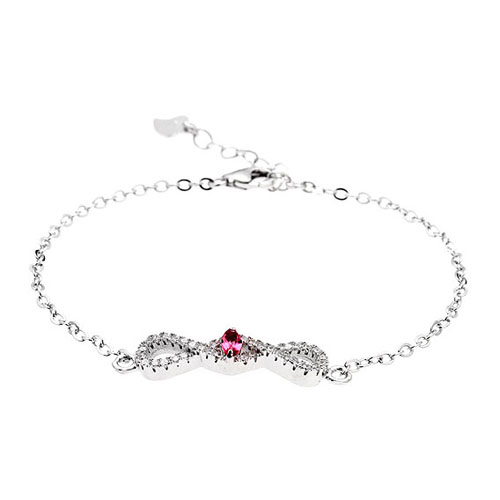 bracelet femme argent zirconium 9500186